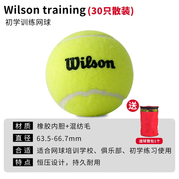 Wilson training balls 30 bulk balls