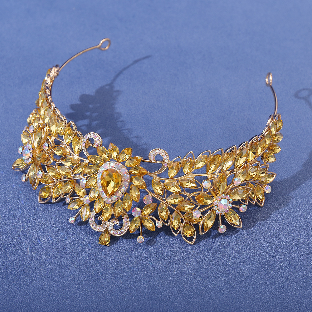 新娘珍珠水晶皇冠