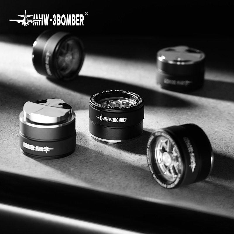 Bomber Yu series stepless adjustable coffee cloth powder device Italian handle powder hammer flat powder artifact 58mm universal Bomber Yu series stepless adjustable coffee cloth powder device Italian handle powder hammer flat powder artifact 58mm universal