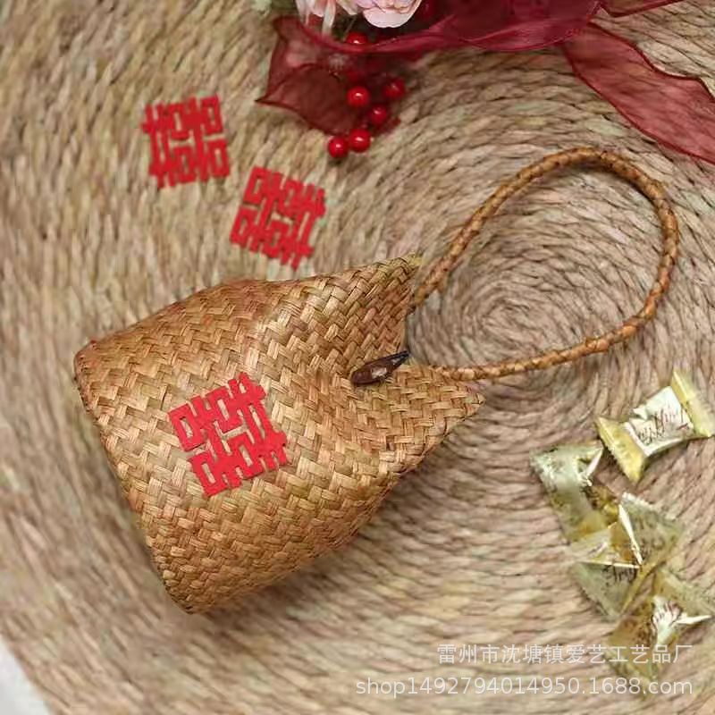 Woven gift box, basket, pack, Chinese style, Birthday gift 2
