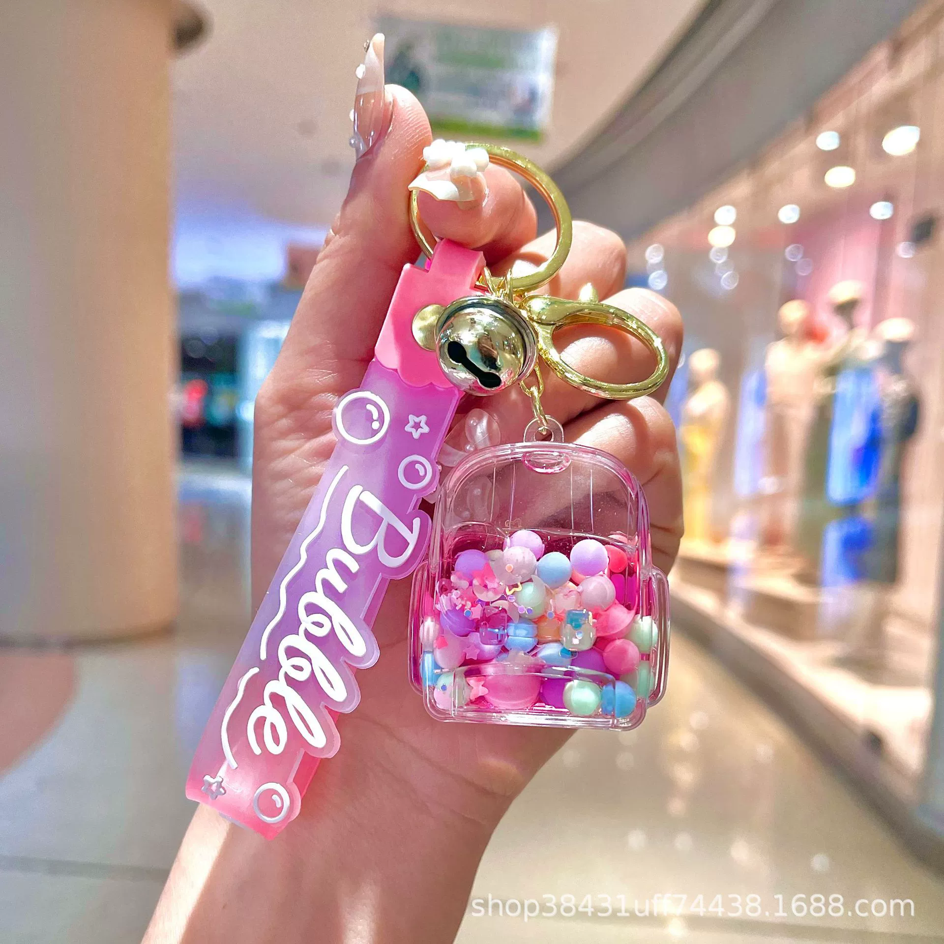 Acrylic keychain, pendant for keys
