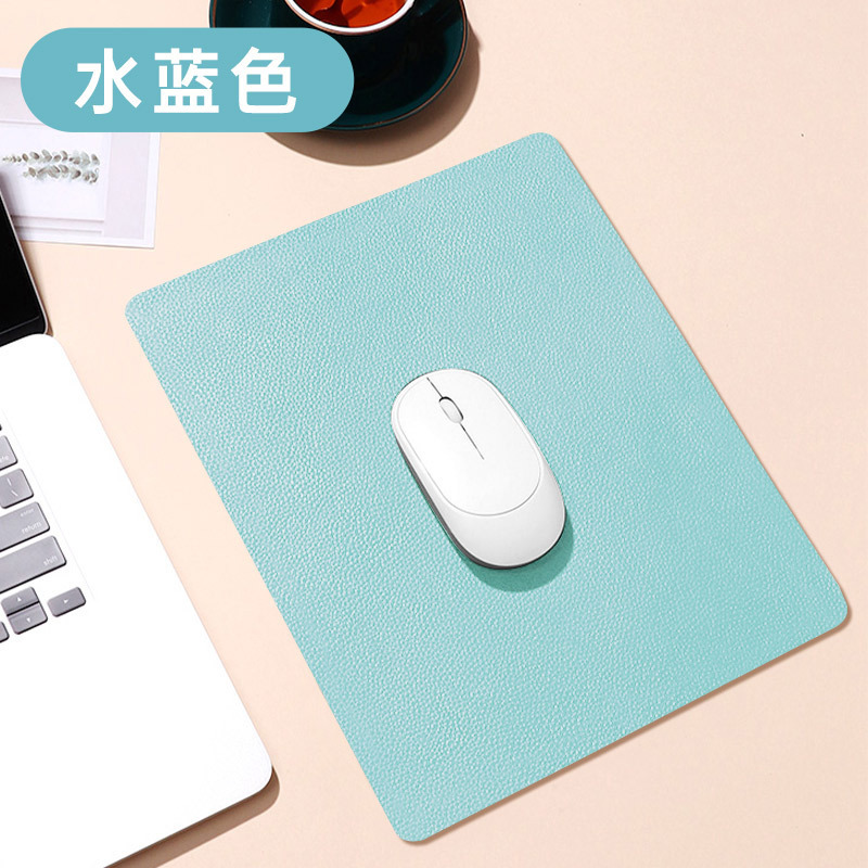 マウスパッドの小さいサイズのPU革のテーブルパッドのノートの字を書くデスクパッドの両面の皮質の純色は簡単に図に来てカスタマイズします。|undefined