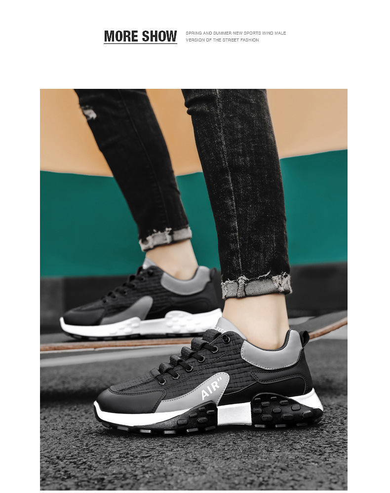 Chaussures pour hommes confortables et neuves, chaussures de sport à semelle épaisse tout-en-un, décontractées pour hommes_voghion.com