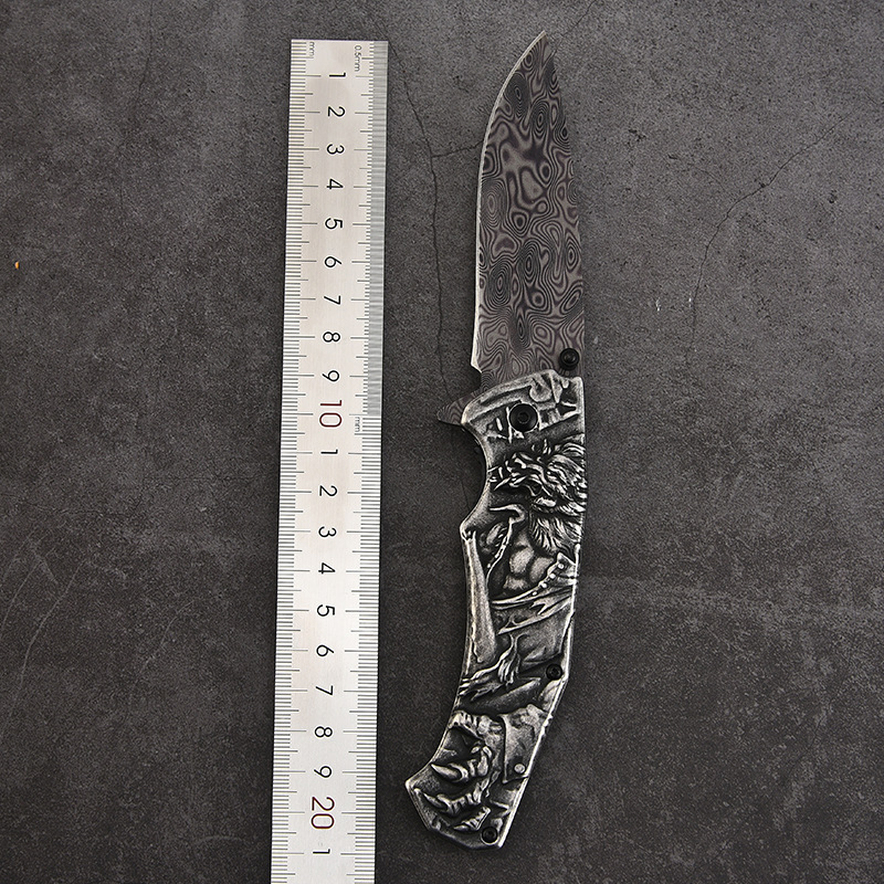 厂家批发户外折叠刀拆快递小刀不锈钢小刀野外便携防身户外刀批发