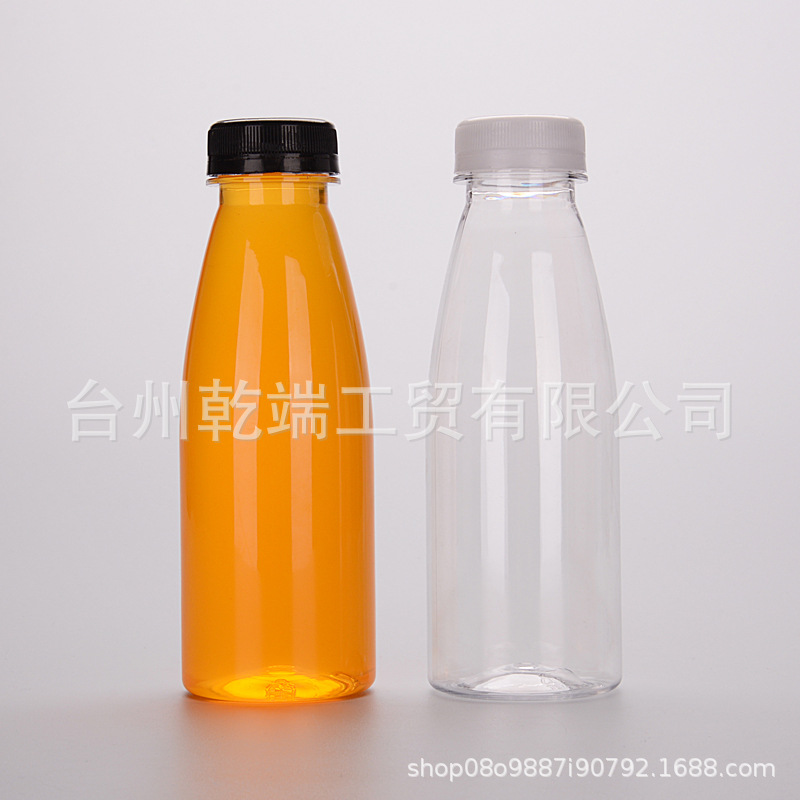 330ml一次性果汁饮料瓶高颜值透明塑料现货330个/箱饮品批发包装