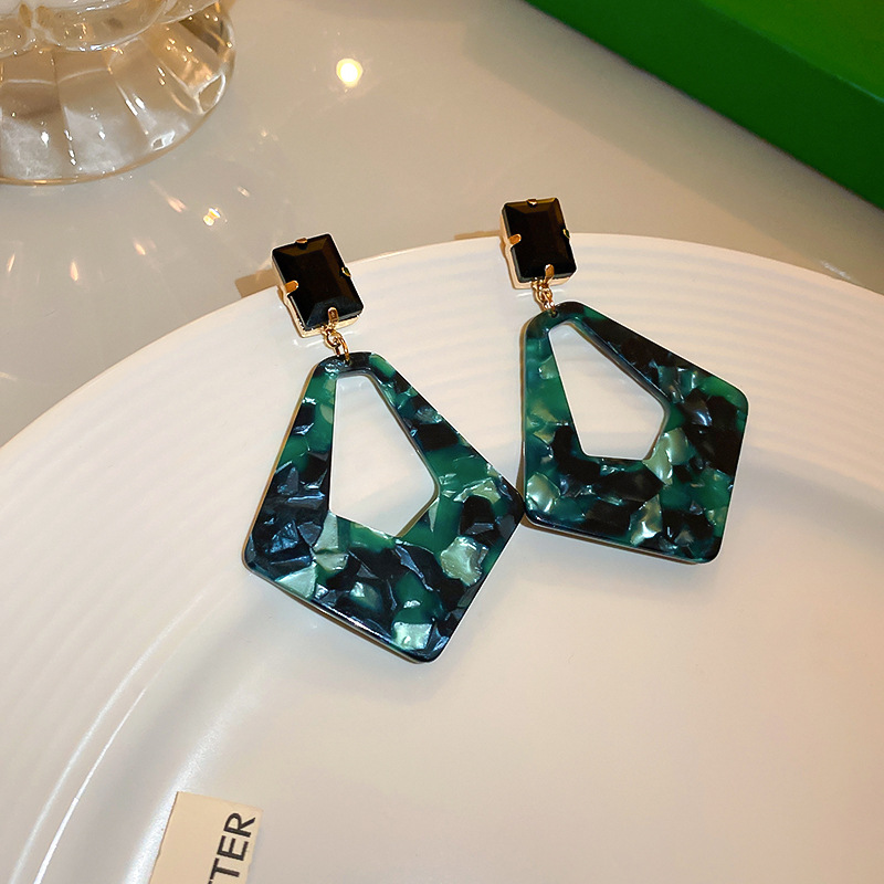 Geometric Arylic No Inlaid Earrings display picture 4