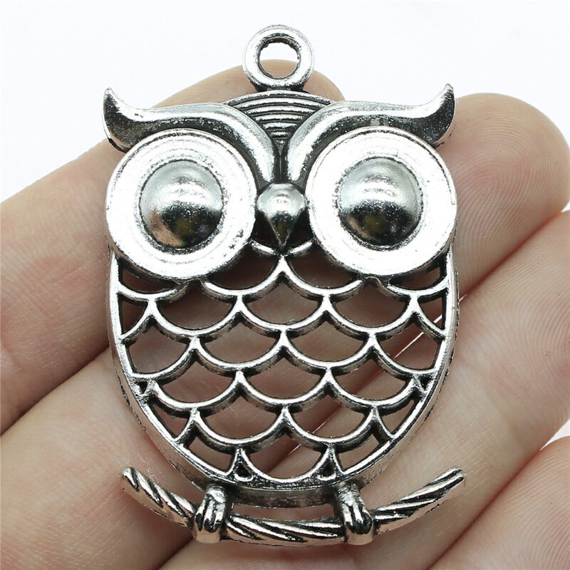 51X35Mm 11g Multi-Color DIY Accessories Pendant Material Flying Animal Owl Pendant 51X35Mm 11g Multi-Color DIY Accessories Pendant Material Flying Animal Owl Pendant
