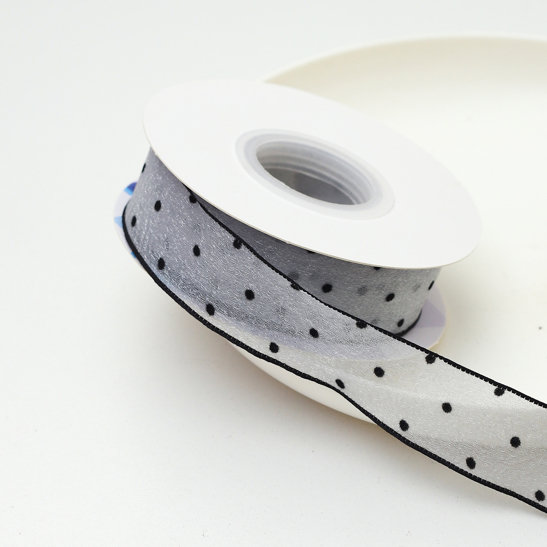 Siete colores, primavera, punto, malla, cinta, ramo, embalaje, hilo, flores, flores, cinta, material de bricolaje hecho a mano, embalaje