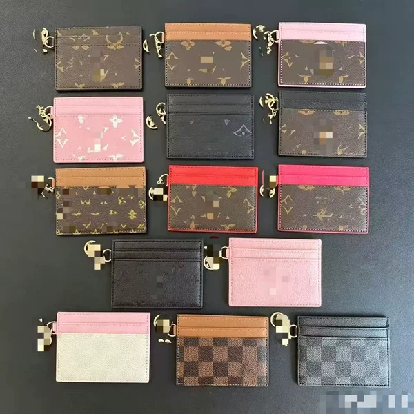 Vintage Card Holder Coin Purse, Large Capacity Vertical Style, LV Card Holder, Portable Coin Storage Bag, Designer Card Holder