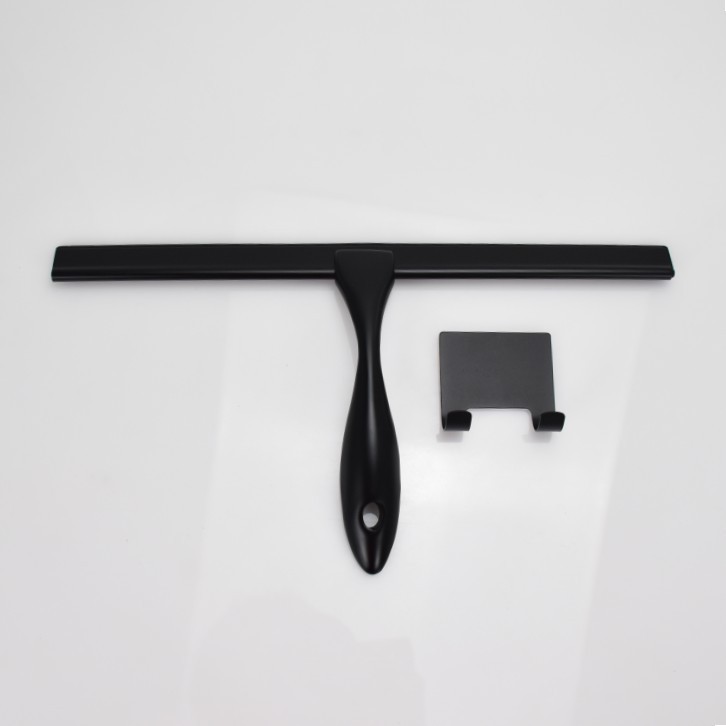 Mango corto 12 pulgadas negro + gancho cuadrado