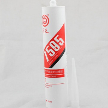 回天7595透明胶平面密封硅橡胶（5951） 室温硫化硅酮密封胶310ml