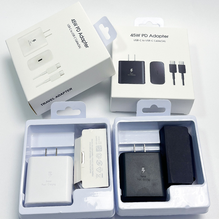 Suitable for Samsung S22 Us Standard Mobile Phone Charger Pd45W Fast Charging Set Note10 European Standard Uk Standard Ep-Ta845 Suitable for Samsung S22 Us Standard Mobile Phone Charger Pd45W Fast Charging Set Note10 European Standard Uk Standard Ep-Ta845