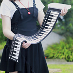Портативный синтезатор, складное пианино для начинающих, клавиатура, электронные музыкальные инструменты, 49 клавиш