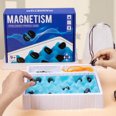 兒童磁力效應棋玩具益智思維訓練專注力對戰踩雷感應棋類桌面遊戲