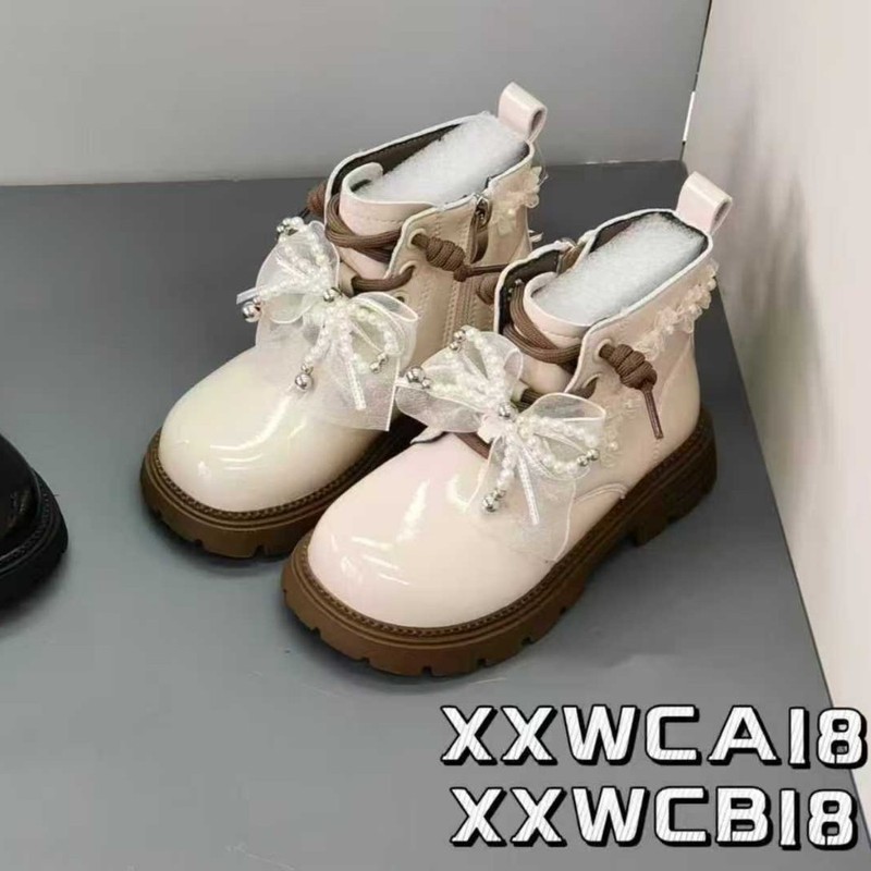 二棉女童公主短靴2025冬季新款女孩马丁靴洋气皮靴儿童靴子时尚|undefined