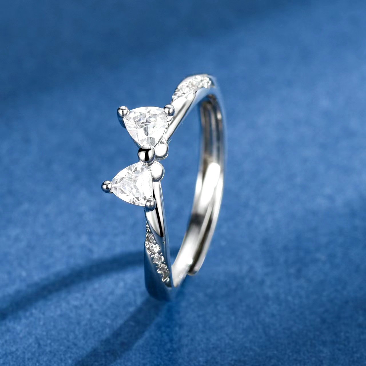 Ring open design voor dames met zirkonia elegante minimalist_voghion.com