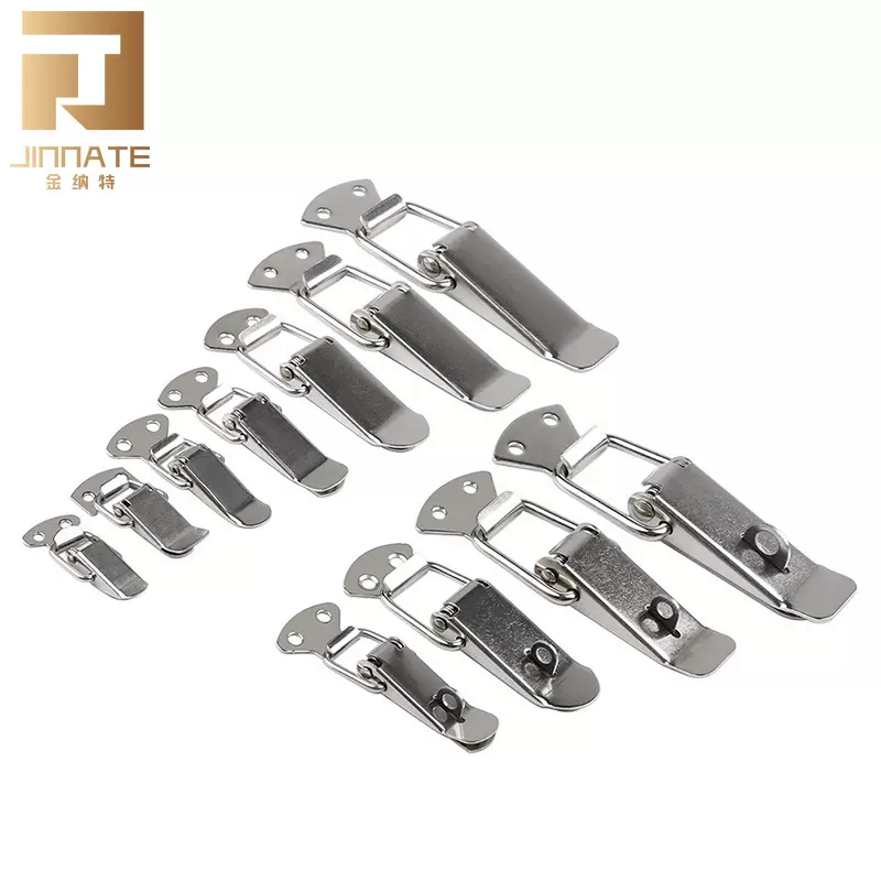 不锈钢弹簧搭扣锁扣 五金配件鸭嘴箱包金属搭扣 迷你款锁具卡扣