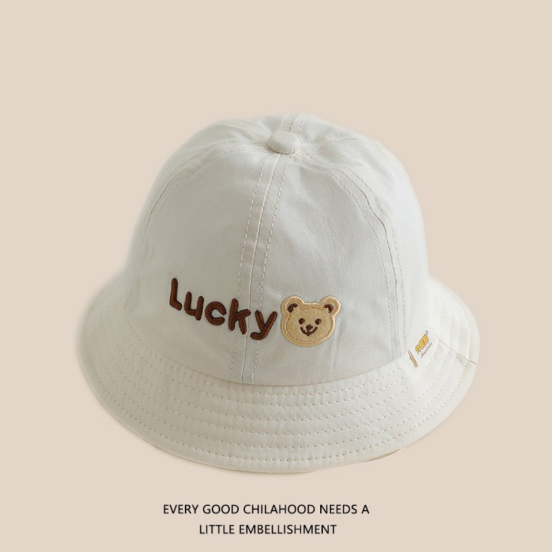 Sombrero de bebé primavera y otoño gorro de pescador lindo lindo niñas y niños viajan sombrero solar universal de verano