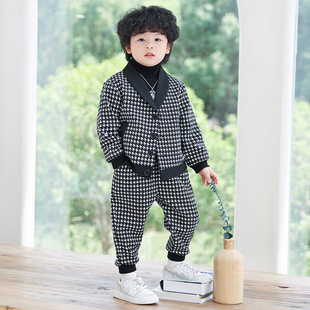 Children's casual suit suit Korean style boys' suit flower children's wedding children's handsome performance clothing children's clothing