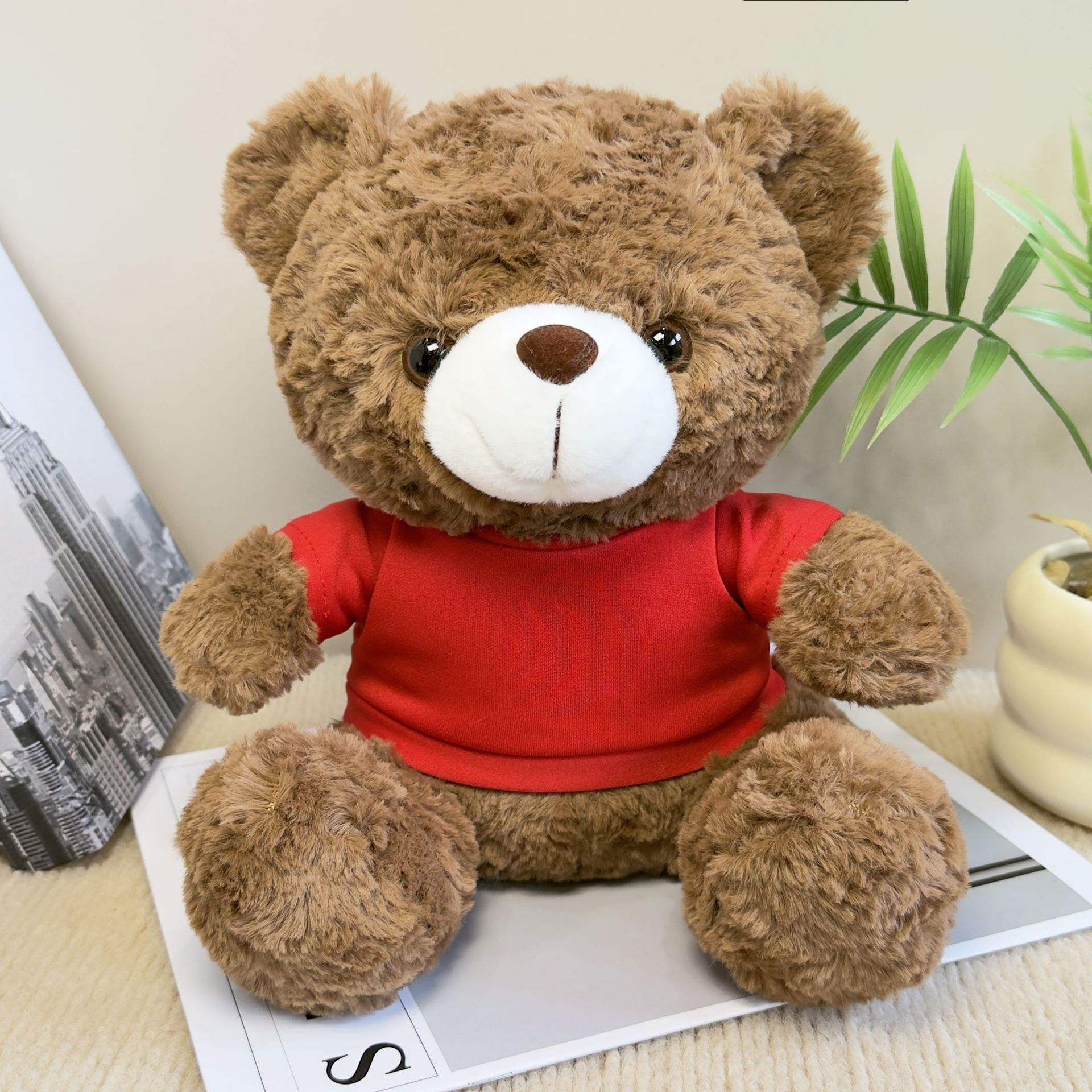 Osos de peluche abrazar osos muñecas muñecas agarrar muñecas regalo para niños impresión LOGO regalo juguetes de peluche