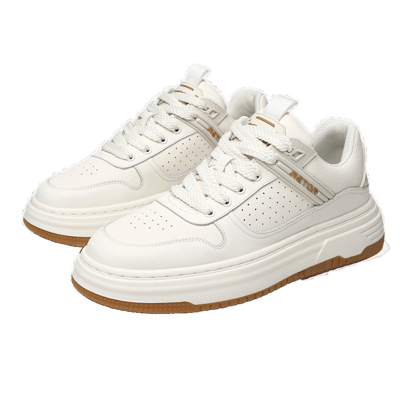Zapatillas de deporte zapatos casuales deportivos de verano para hombres zapatos blancos zapatos de moda de suela gruesa transpirable de malla zapatos de hombre de todo fósforo al por mayor