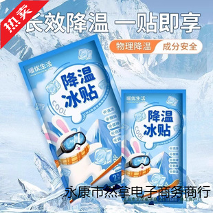 Summer Cooling Patch to Relieve Heat and Cool down Mobile Phone Cooling Patch Summer Ice Compress to Cool down and Prevent Heat Stroke for Daily Use in Summer