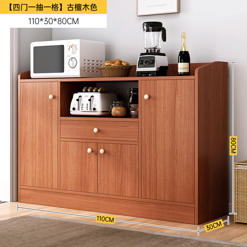 [품절] 4도어 1도면 앤티크 백단 110cm