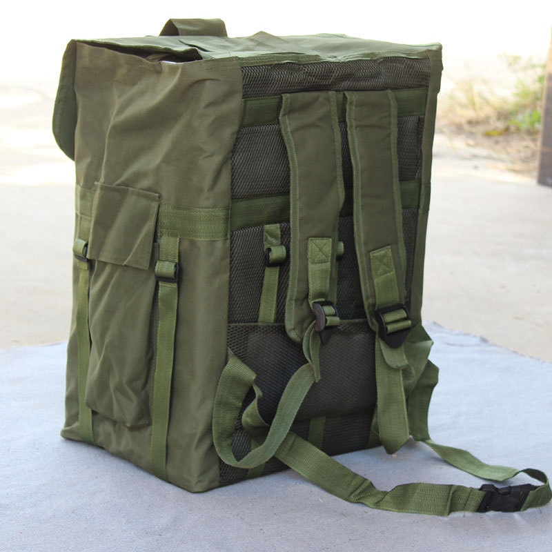 消防员扑火救援水带背包 收纳包背囊 背负式户外救援包 迷彩绿色