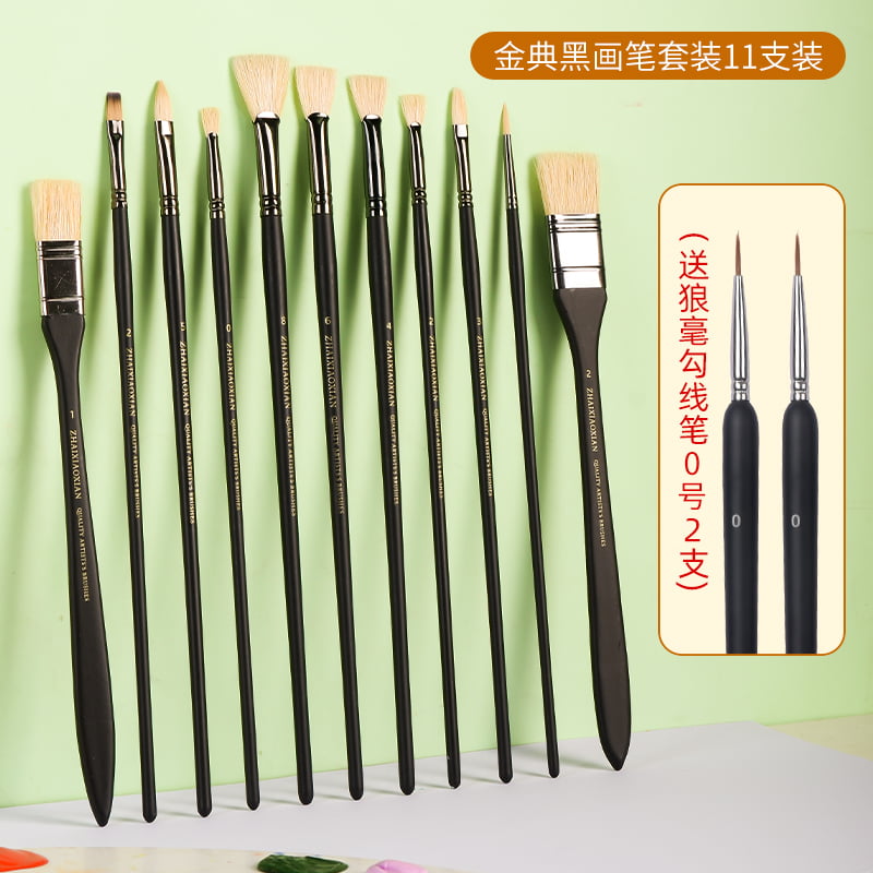 ⭐뜨거운 판매 모델⭐Jindian Black 11팩(품질 업그레이드)|Langhao 아웃라인 펜 2개 무료