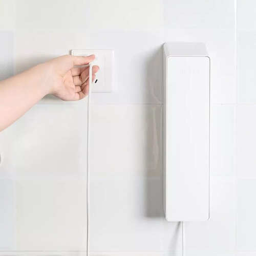 Youpin ecological chain six-vertical intelligent sterilization chopstick barrel disinfection wall-mounted punch-free UV chopstick cage drains and prevents mildew