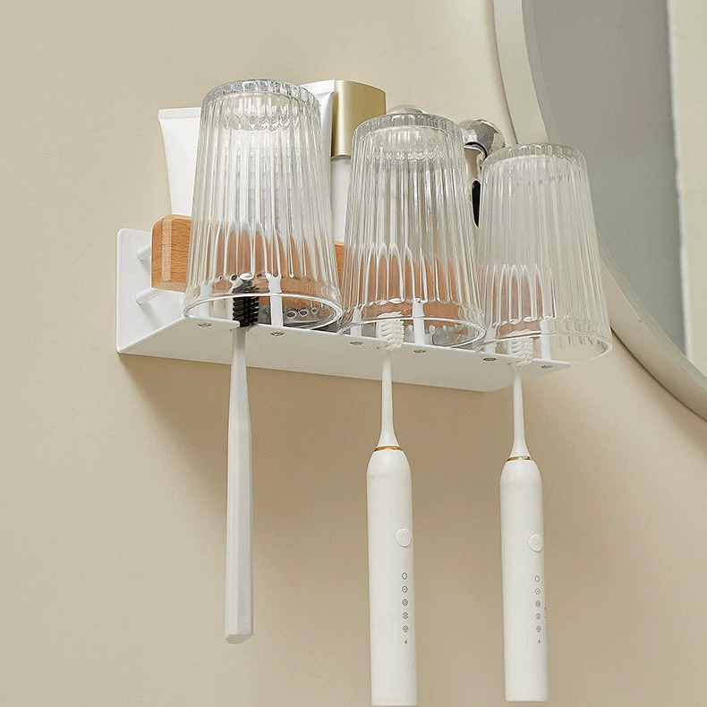 Новая подставка для зубных щеток, Высококачественная щетка без перфорации, настенная чашка для унитаза, настенная стойка, электрическая семейная простая