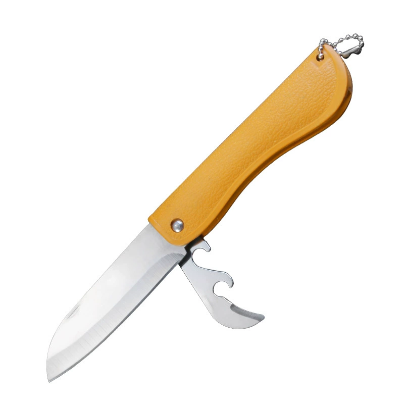 Folding fruit knife stainless steel portable knife kitchen peeler dormitory paring knife carry-on peeler manufacturer