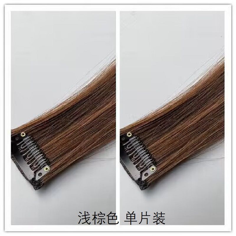 Extensión de Cabello Liso de Una Pieza Una Pieza Sintética Invisible Voluminizadora image 10