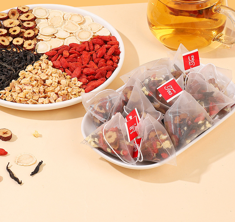 Su Yan Goddess Tea Ginseng Goji Red Date Black Tea Wellness Blend 50g Individually Wrapped quality and texture