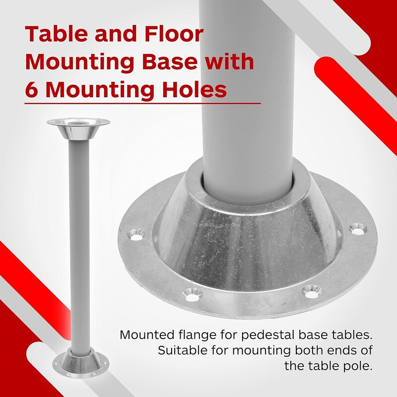 现货 131119 RV Table Base With Screws 1个银/黑(配螺丝)为一套|undefined