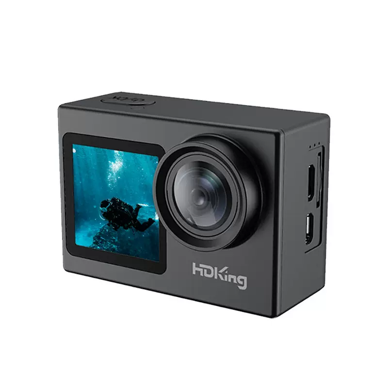 跨境5K高清水下摄像机触摸双彩屏潜水下相机防水防抖运动相机工厂