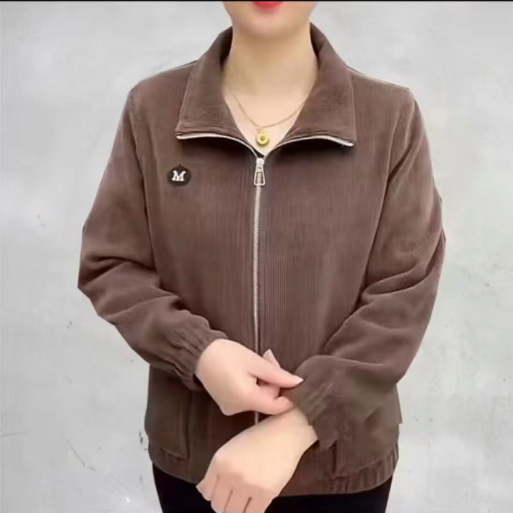 直播款优雅与个性并存，这就是我们的短外套百搭洋气妈妈装外套女|undefined