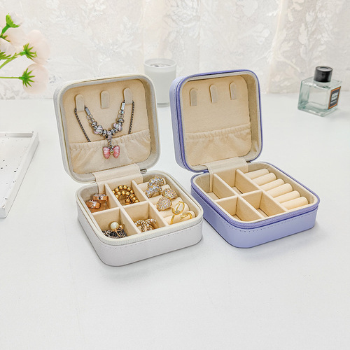 Minimalist Instagram-style accessory storage box, travel creative mini portable earring necklace box ring jewelry packaging box