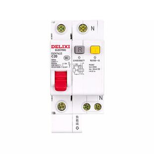 Delixi Electric Micro Leakage Circuit Breaker Dz47Sle 1P+N (N-Pole Straight through) C 20A