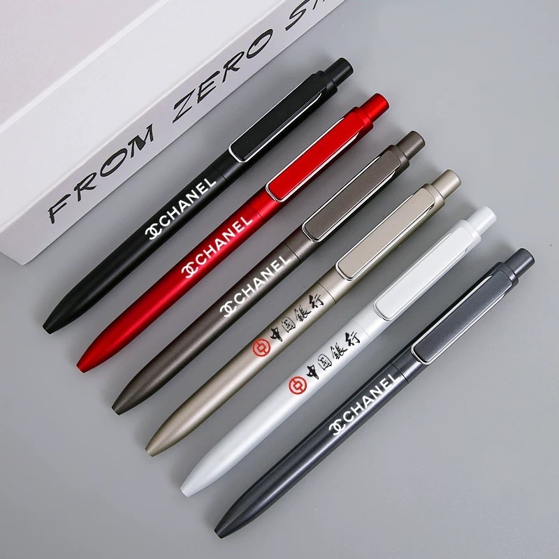 広告ペン、カスタム印刷、クリック式ゲルペン、カーボン水性ペン、サインペン、彫刻入りプロモーションギフトペン、カスタムロゴ|undefined