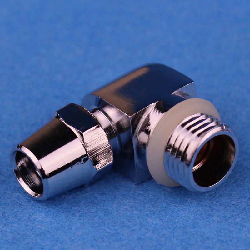 Purificador de agua de escritorio conector 2 puntos dientes a su vez 8MM codo tubo de metal 902 conector de tubo de gancho 901PVC conector de la manguera