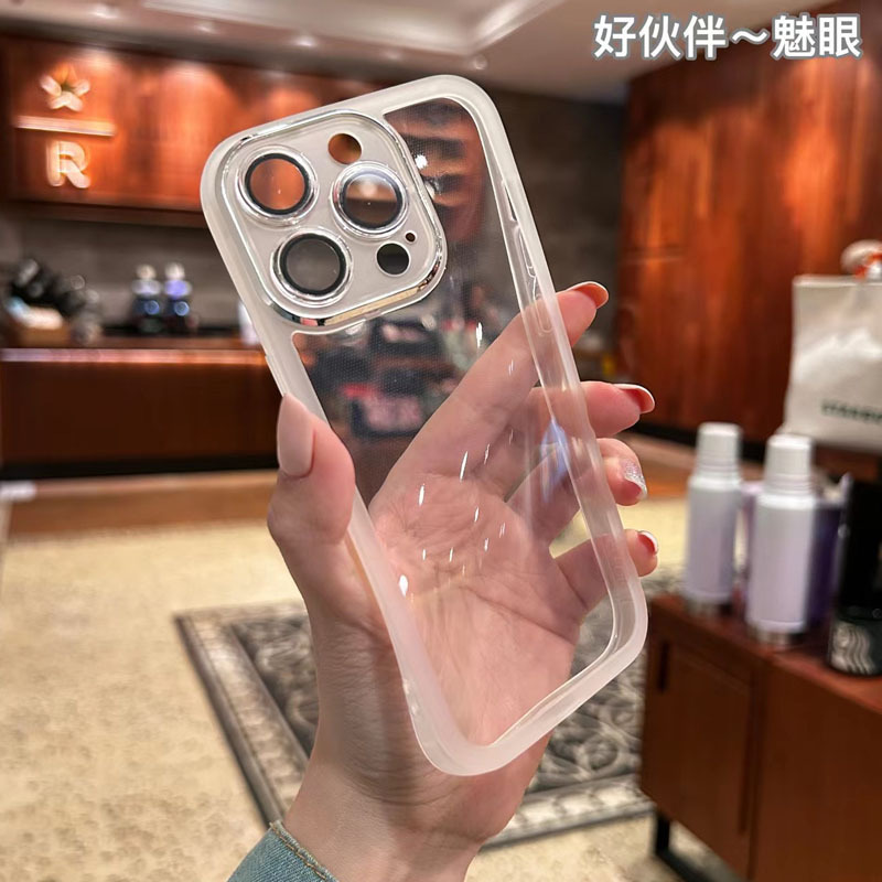 Meiyanのレンズフィルムは、Apple 16pro電気メッキ保護メガネ携帯電話ケース13/14/15promax透明に適しています。|undefined