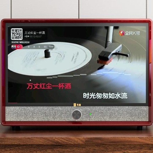 Peacock family ktv audio suit karaoke all-in-one outdoor square dance audio 22 inch K song ordering machine