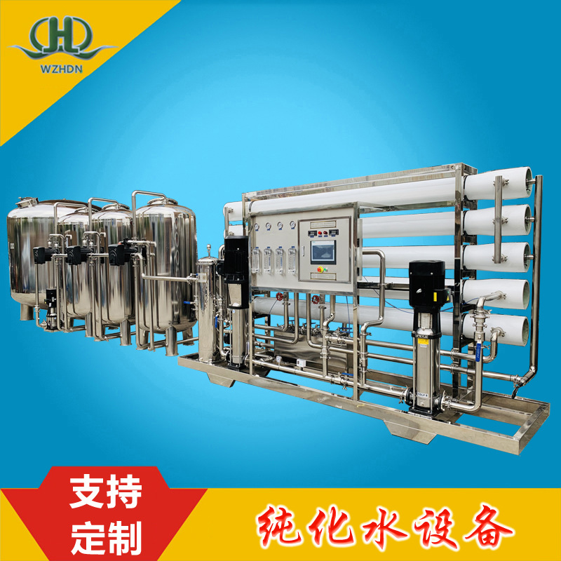 生物医药电子化工6吨全自动二级反渗透加EDI超纯去离子水设备系统
