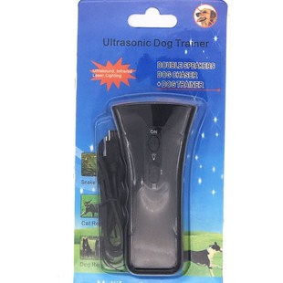 Cross-Border E-Commerce Pet Supplies Dual Ultrasonic Speakers Long-Distance Infrared Electronic Charging Dog Repeller