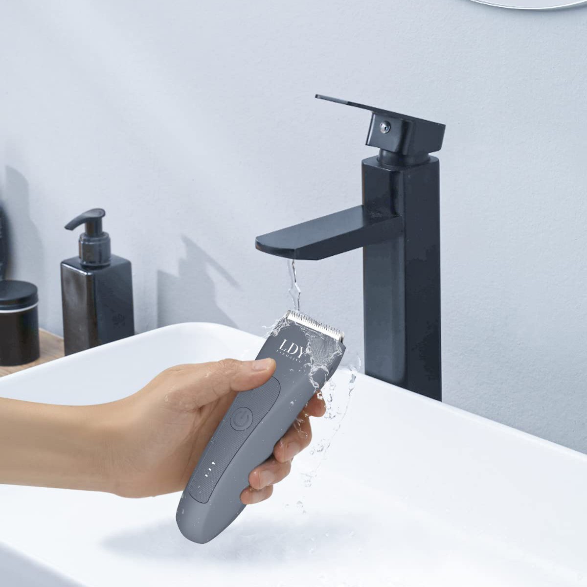 Corte de pelo eléctrico transfronterizo de venta caliente lavado de huevos cortadores eléctricos de empuje ingle privada axila afeitador afeitador