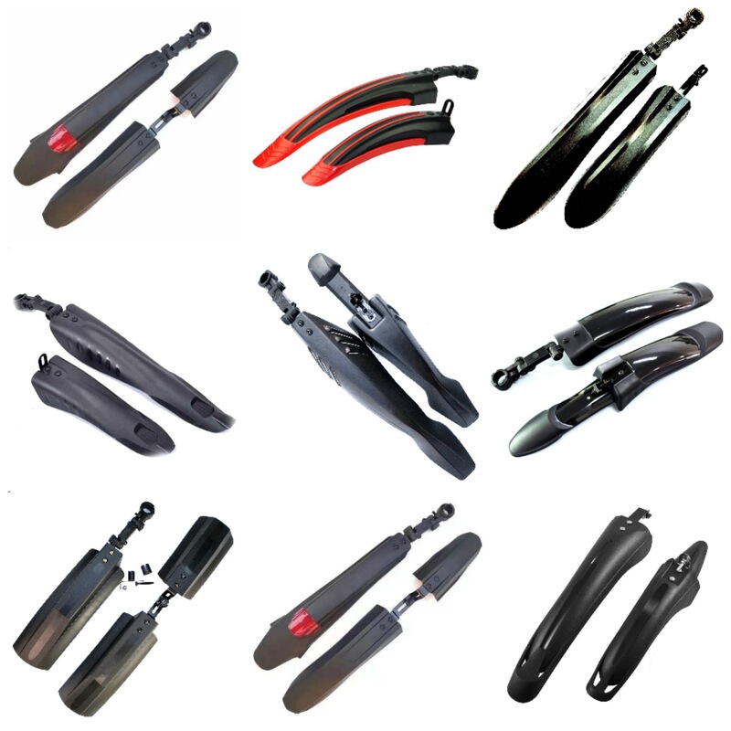 Mudguard Bicycle Mudguard Mountain Bike Rain Guard Road Racing Colorful Front and Rear Mudguard Mud Removal Accessories Manufacturer
