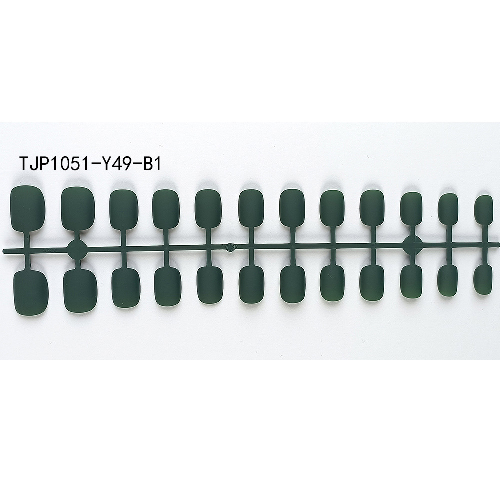 Directo de fábrica corto cuadrado redondo mate esmerilado múltiples productos de uñas parche de uñas falso desgaste tira de uñas