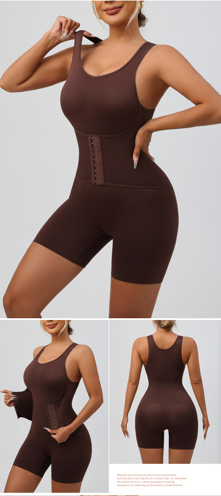 Plus size shapewear-bodysuit för kvinnor med magkontroll_voghion.com