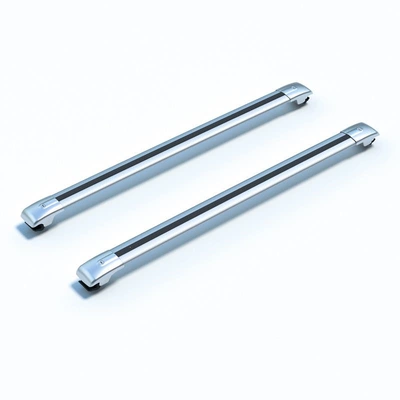 Roof Rack, Crocodile-Style Suspended Universal Luggage Rack Crossbar, Suv Car Roof Rack with High Load Capacity (Roof rack) - silver-crossbar-price-of-two